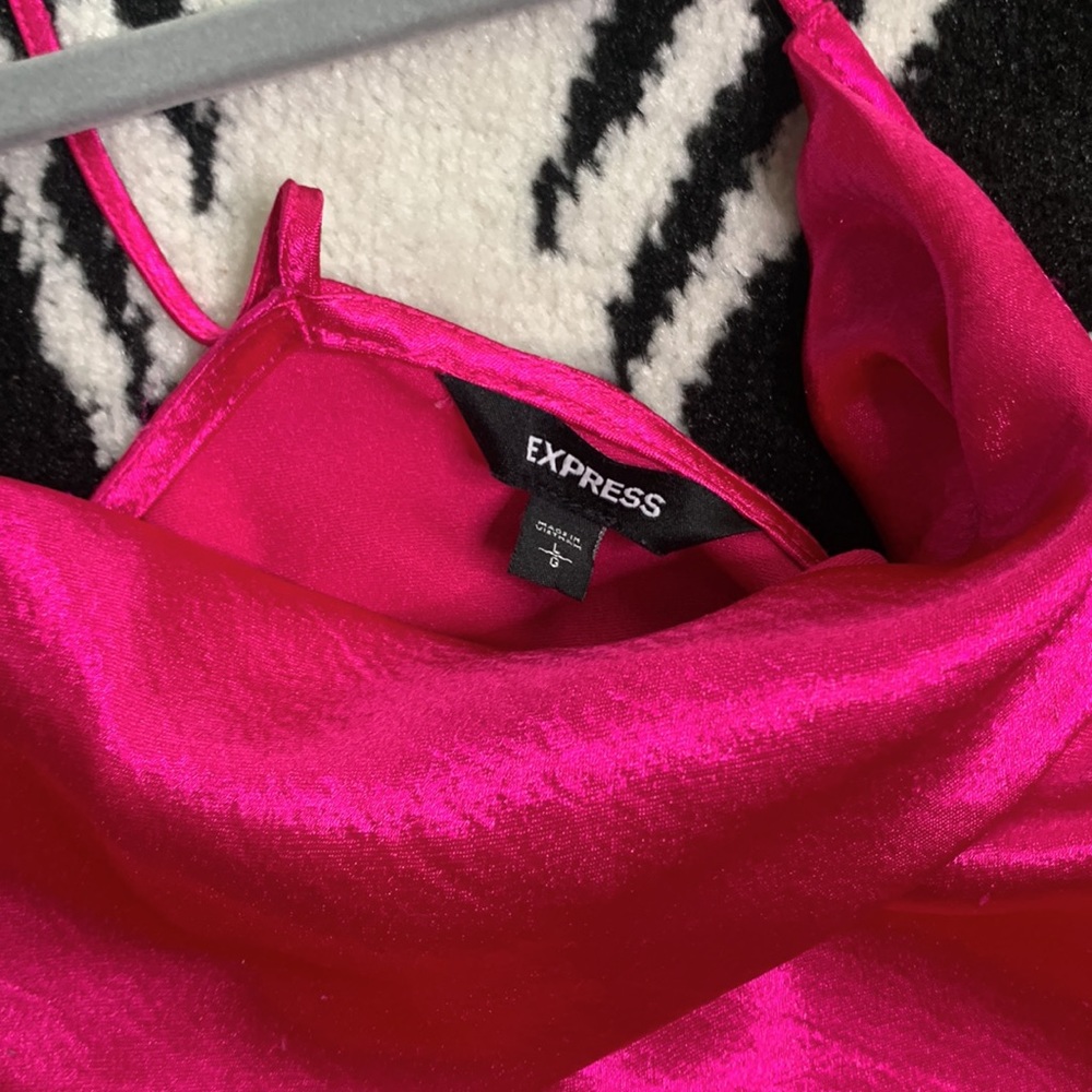 SILK PINK BLOUSE - Picture 2 of 3